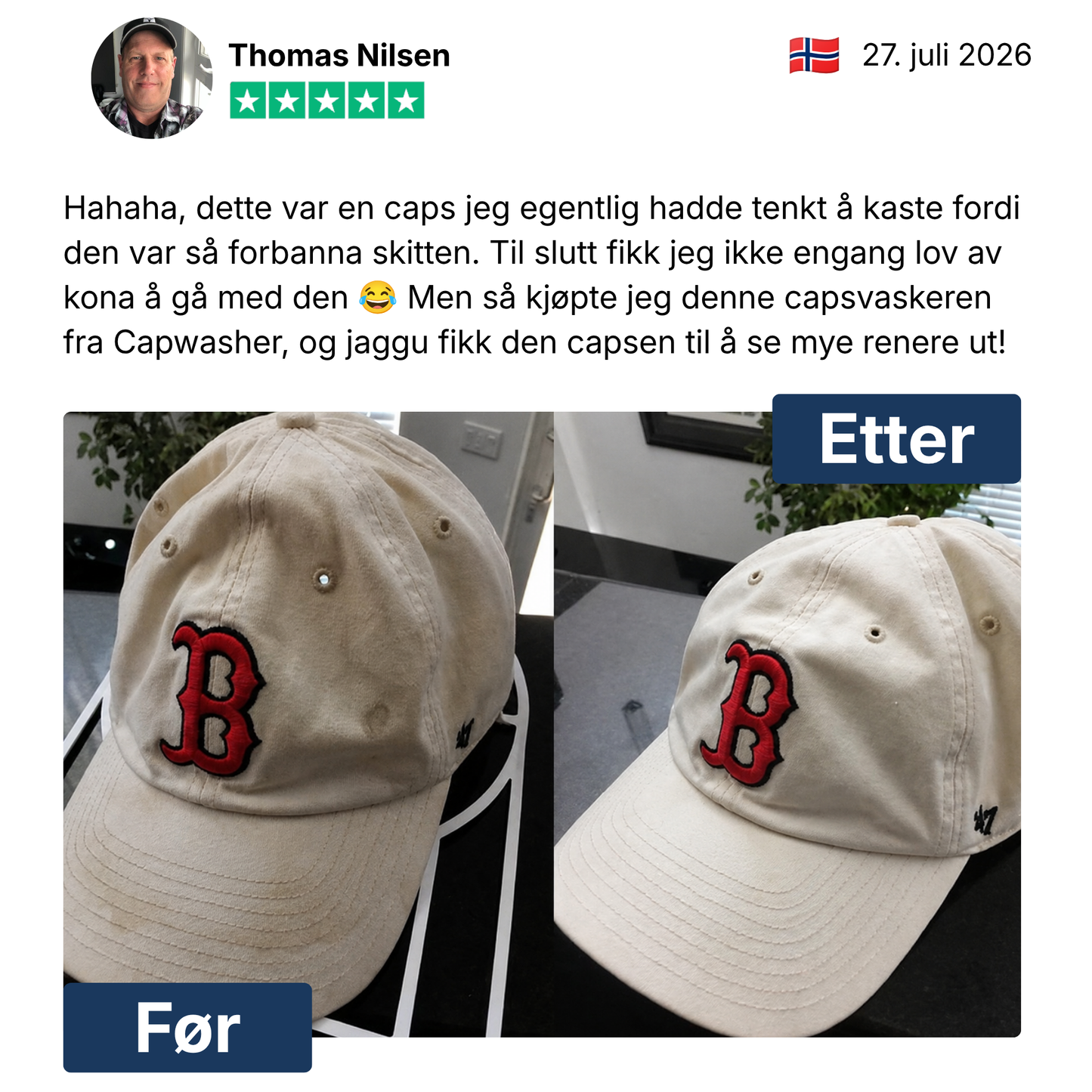 Vask capsen din trygt i vaskemaskinen