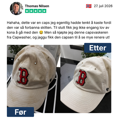 Vask capsen din trygt i vaskemaskinen