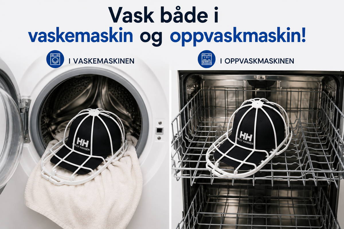 Vask capsen din trygt i vaskemaskinen